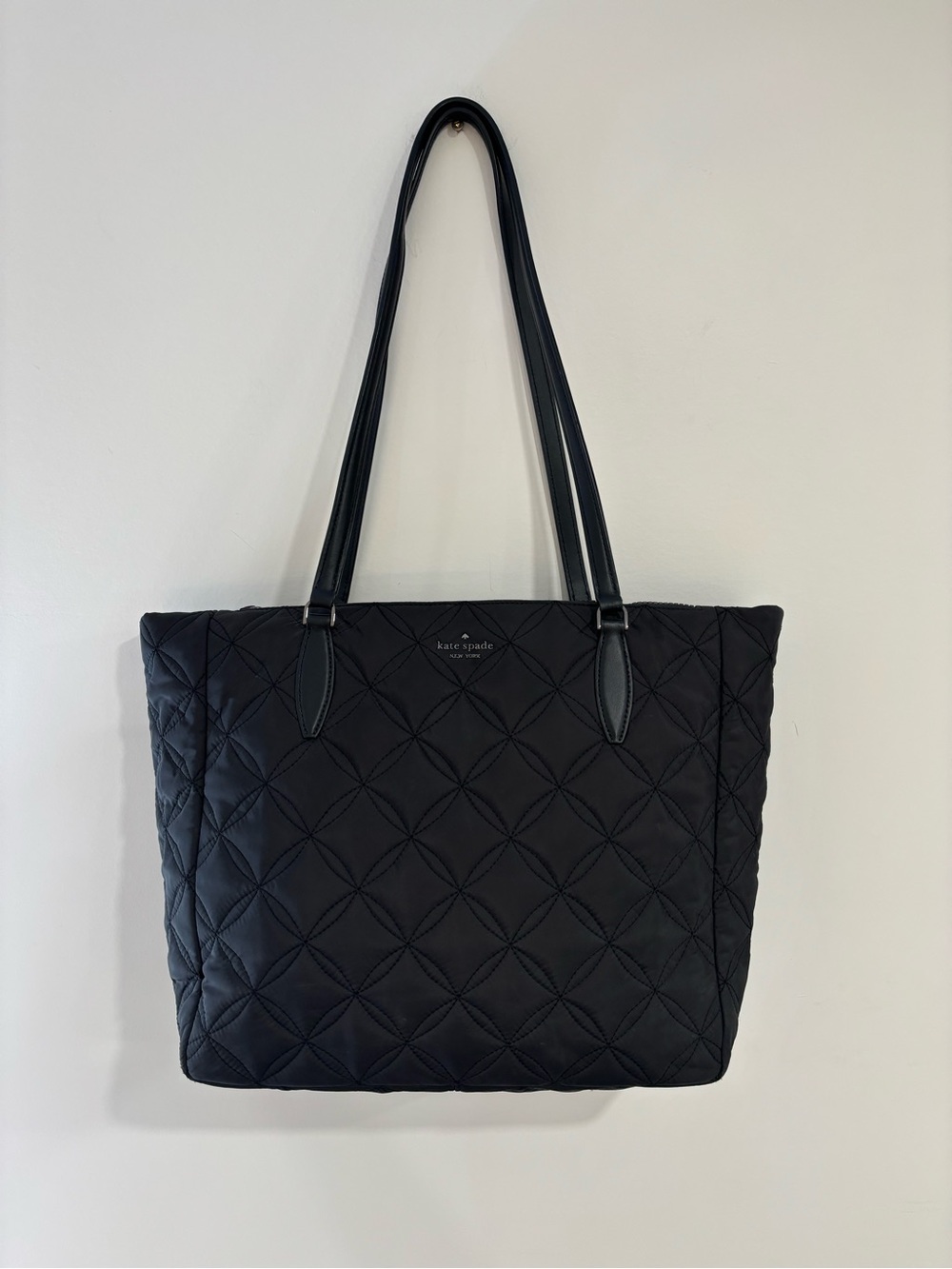 kate spade Black Quilted Tote
